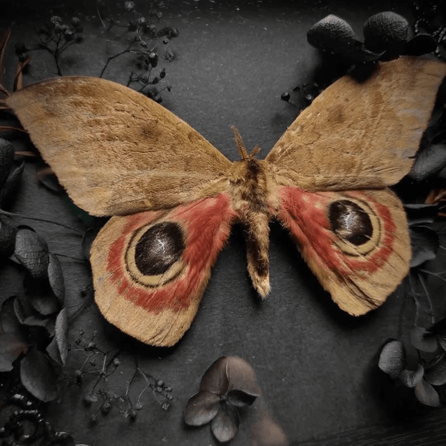 Cadre Papillon de nuit "Automeris Janus"